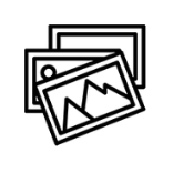 Icono de fotos impresas