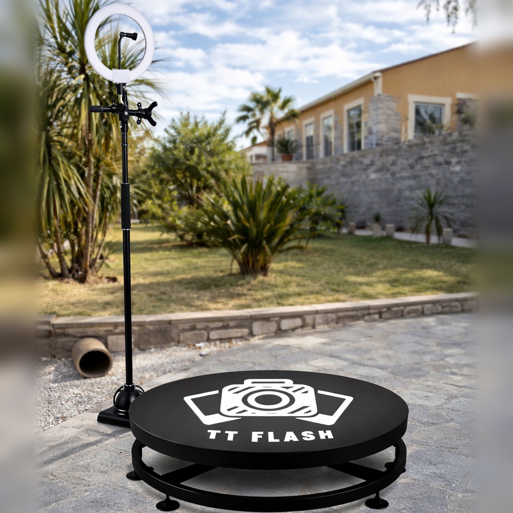 Plataforma 360º de TT FLASH para bodas y eventos en Valencia